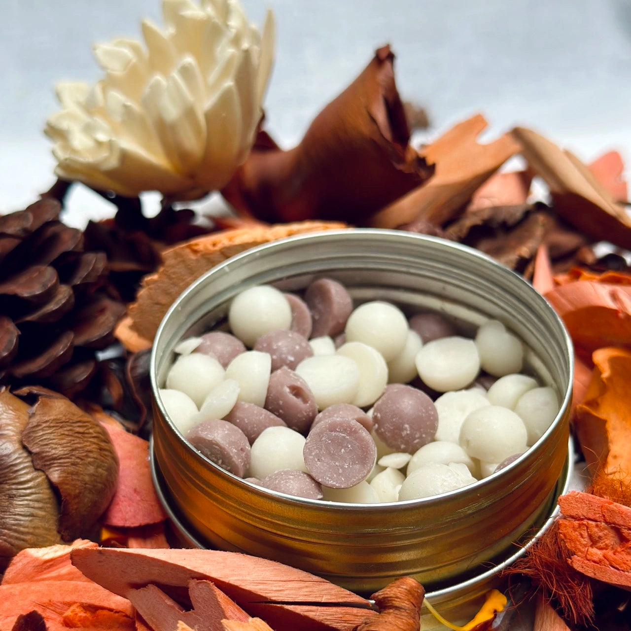 Cinnamon Vanilla Wax Melt Beads  | Handmade in Pure Soy Wax