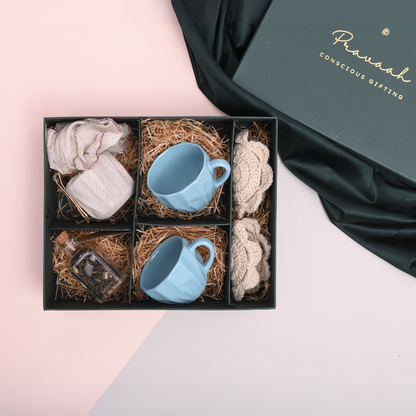 Tea For Two Rakhi Gift Box Luxury Hamper For Siblings