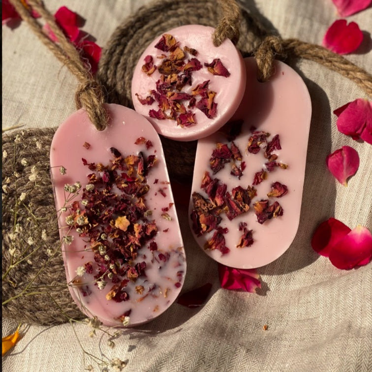 Rose Fragrance Soy Wax Sachet | Valentine’s Day Gift Set