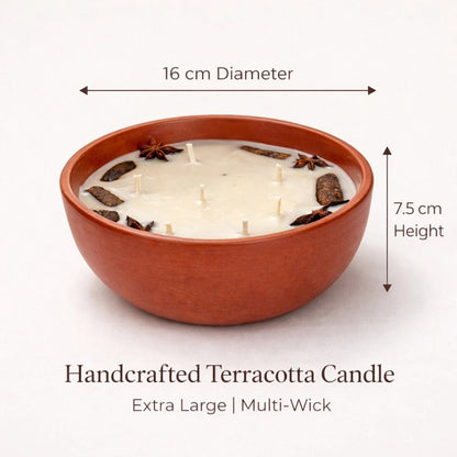 Bayaar XL | 100% Soy Wax Candle | 5 and 7 wick | Cinnamon Vanilla