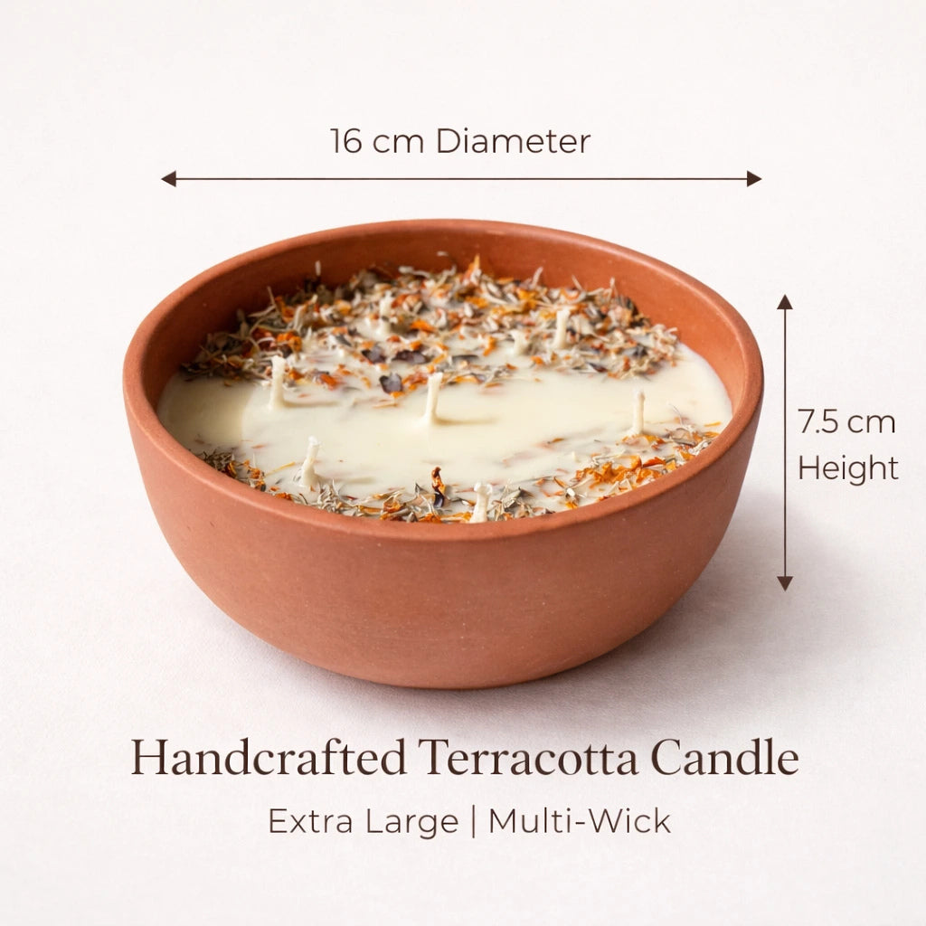 Pachva XL | 100% Soy Wax Candle | 5 and 7 wick  | Oud and Amber