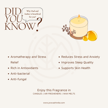 Load image into Gallery viewer, Pachva (पछवा) | 100% Soy Wax Candle | Hand poured | Oud and Amber
