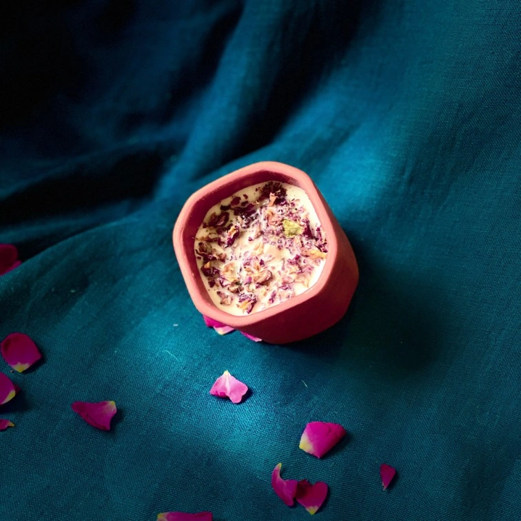 Romantic Sandalwood Candle | Soy Wax Scented Candle for Valentine’s Day