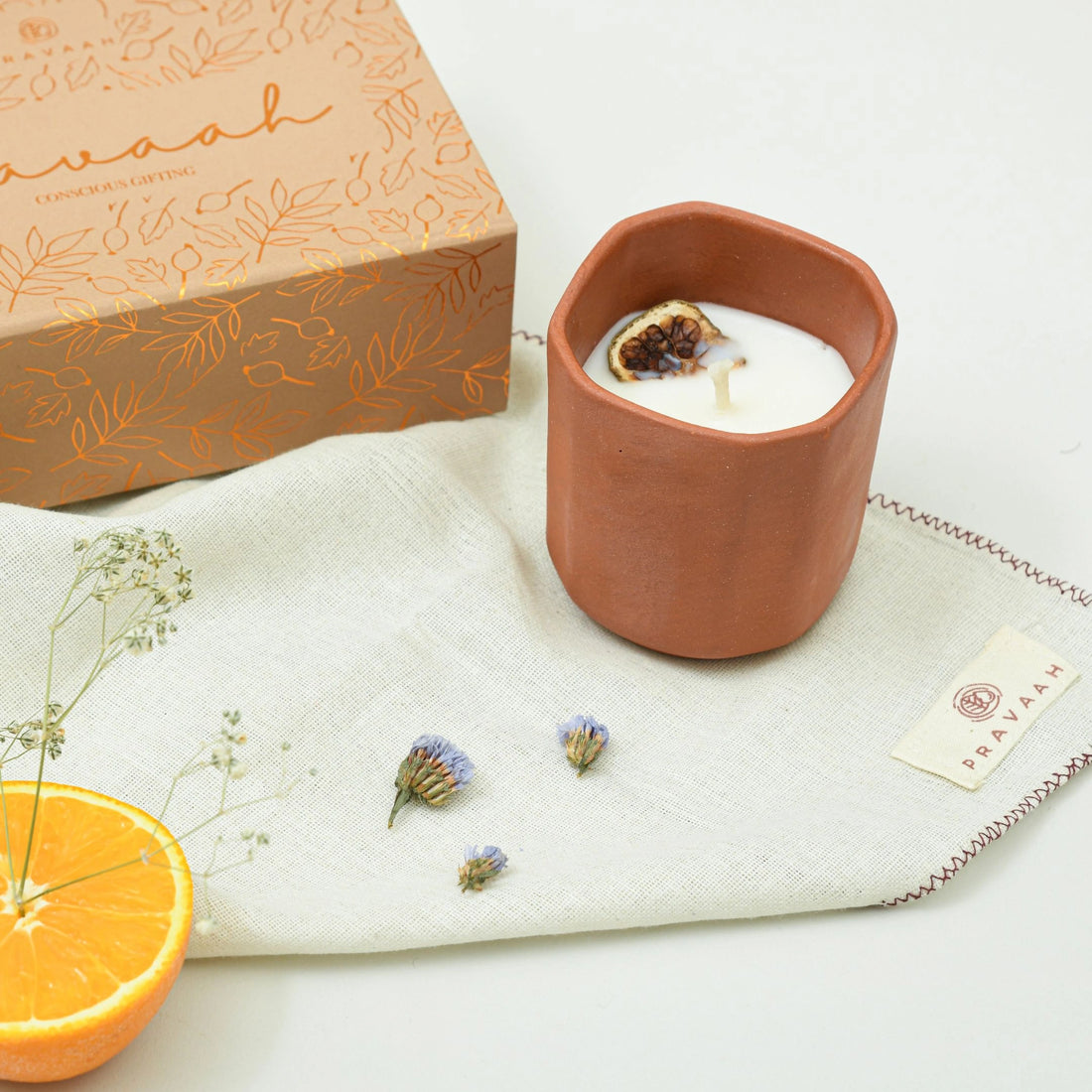Narangi Candle Soy Wax Tropical Citrus Summer