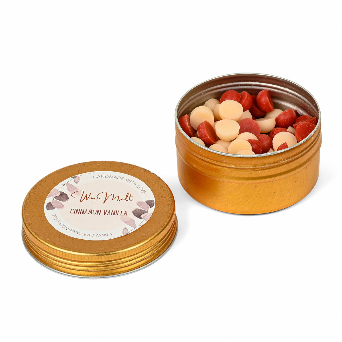 Cinnamon Vanilla Wax Melt Beads  | Handmade in Pure Soy Wax