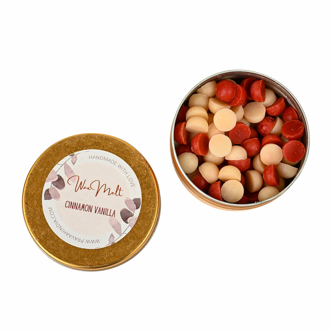 Cinnamon Vanilla Wax Melt Beads  | Handmade in Pure Soy Wax