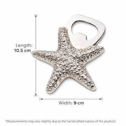 Meen (Starfish) Brass Bottle Opener | Made in Solid Brass | Bar Accessories