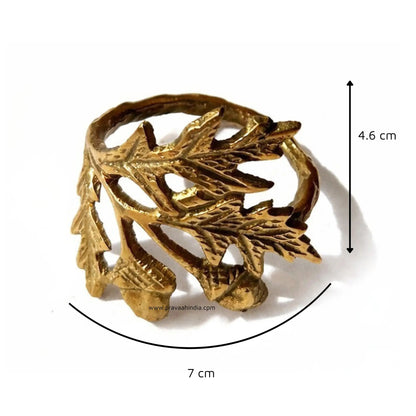 Flower Brass Napkin Rings | Lead Free | Table Decor | Gift Ready | Set of 2, 4 and 6