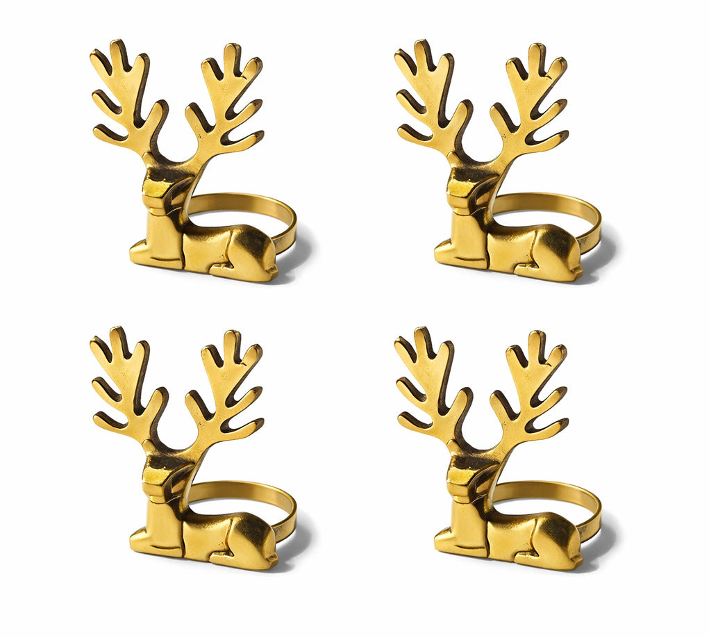 Kasturi Napkin Rings | Brass Table Decor | Handcrafted