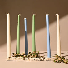 Load image into Gallery viewer, Tall Taper Candle | Unscented Soy wax | Available in assorted Colors
