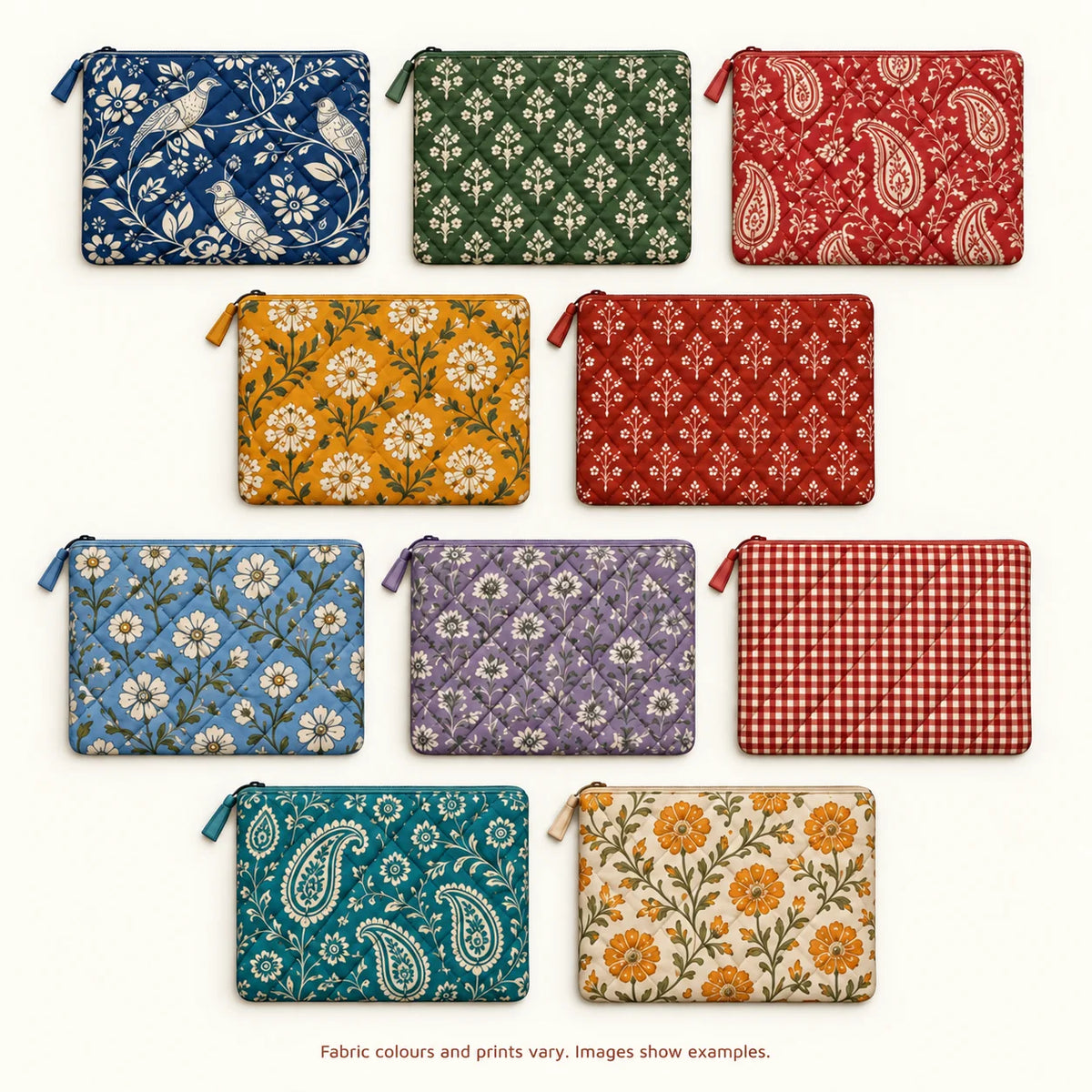 Quilted Cotton iPad Sleeve | Punh Pravaah