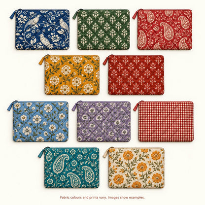 Quilted Cotton iPad Sleeve | Punh Pravaah