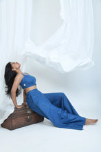 Load image into Gallery viewer, Pure Hemp Crop Top | Soft &amp; Comfortable Fabric | Blueberry
