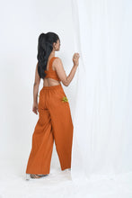 Load image into Gallery viewer, Rust Orange Crop Top | Pure Hemp Fabric | Loungewear [Limited Edition]
