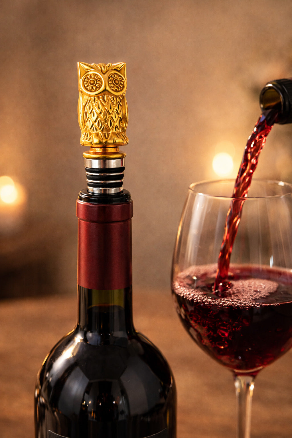 Ullook (Owl) Wine Stopper