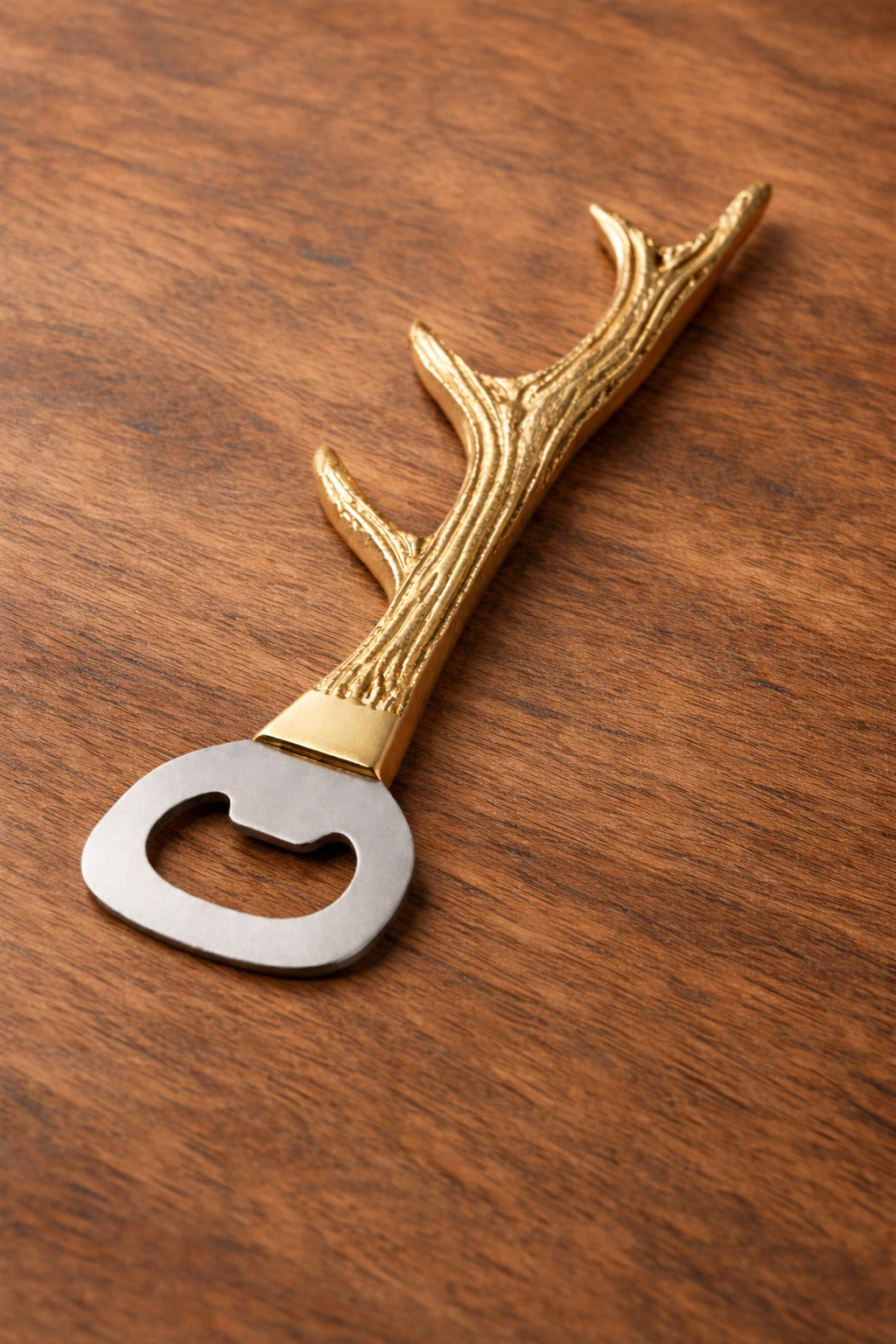 Sinh Brass Bottle Opener | Solid Brass | Luxury Bar Accessory | Statement Gift