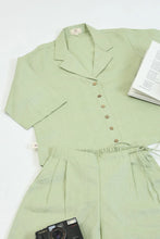 Load image into Gallery viewer, Summer Hemp Shirt | Breazy Fabric | Sustainable Living | Pistachio
