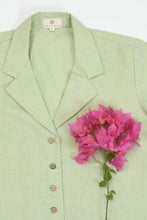Load image into Gallery viewer, Summer Hemp Shirt | Breazy Fabric | Sustainable Living | Pistachio
