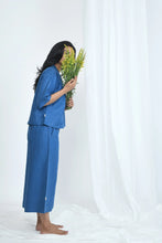 Load image into Gallery viewer, Pure Hemp Shirt | Relaxed Fit | Versatile Wear | Blueberry
