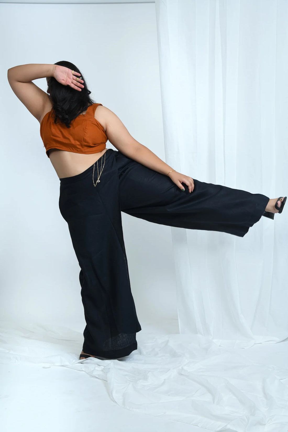 Hemp Wrap Pants Black Must Have