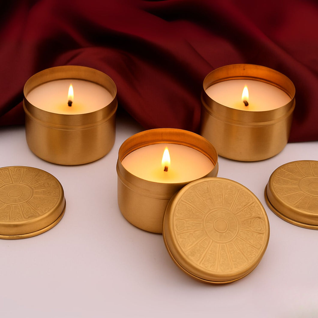 Limited Edition Heritage Box – Handcrafted Brass Candle Gift Set