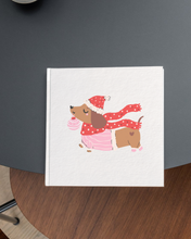 Load image into Gallery viewer, Handmade Hemp Paper Gift Cards, Christmas Edition, Eco-Friendly &amp; Customisable
