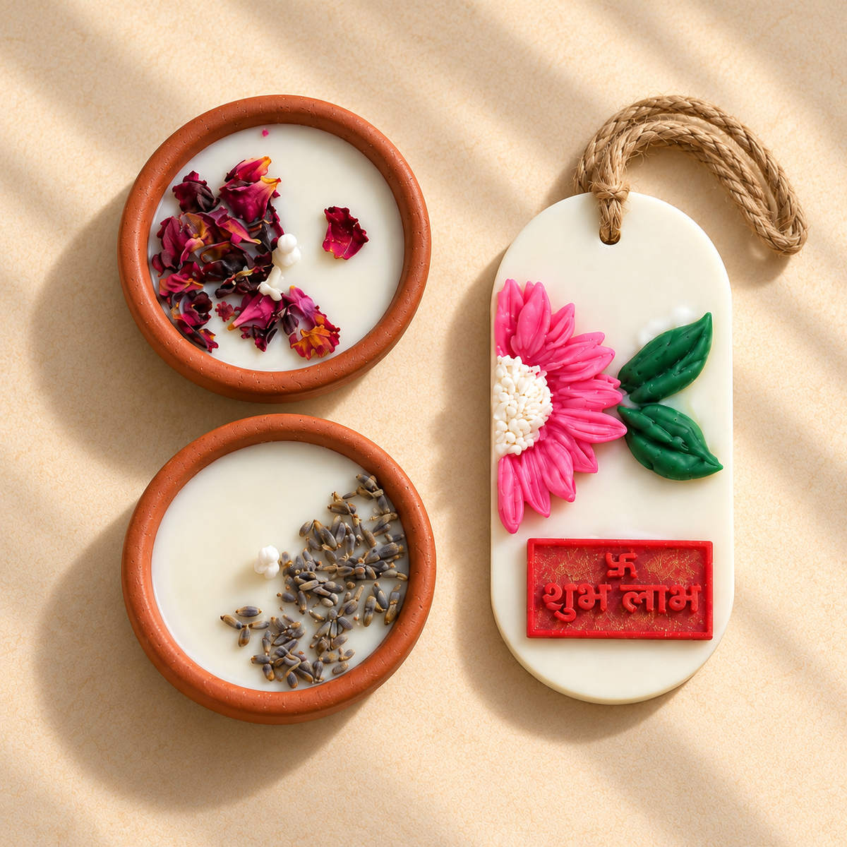 The Festive Fragrance | Terracotta Candles &amp; Air Freshener Gift Set