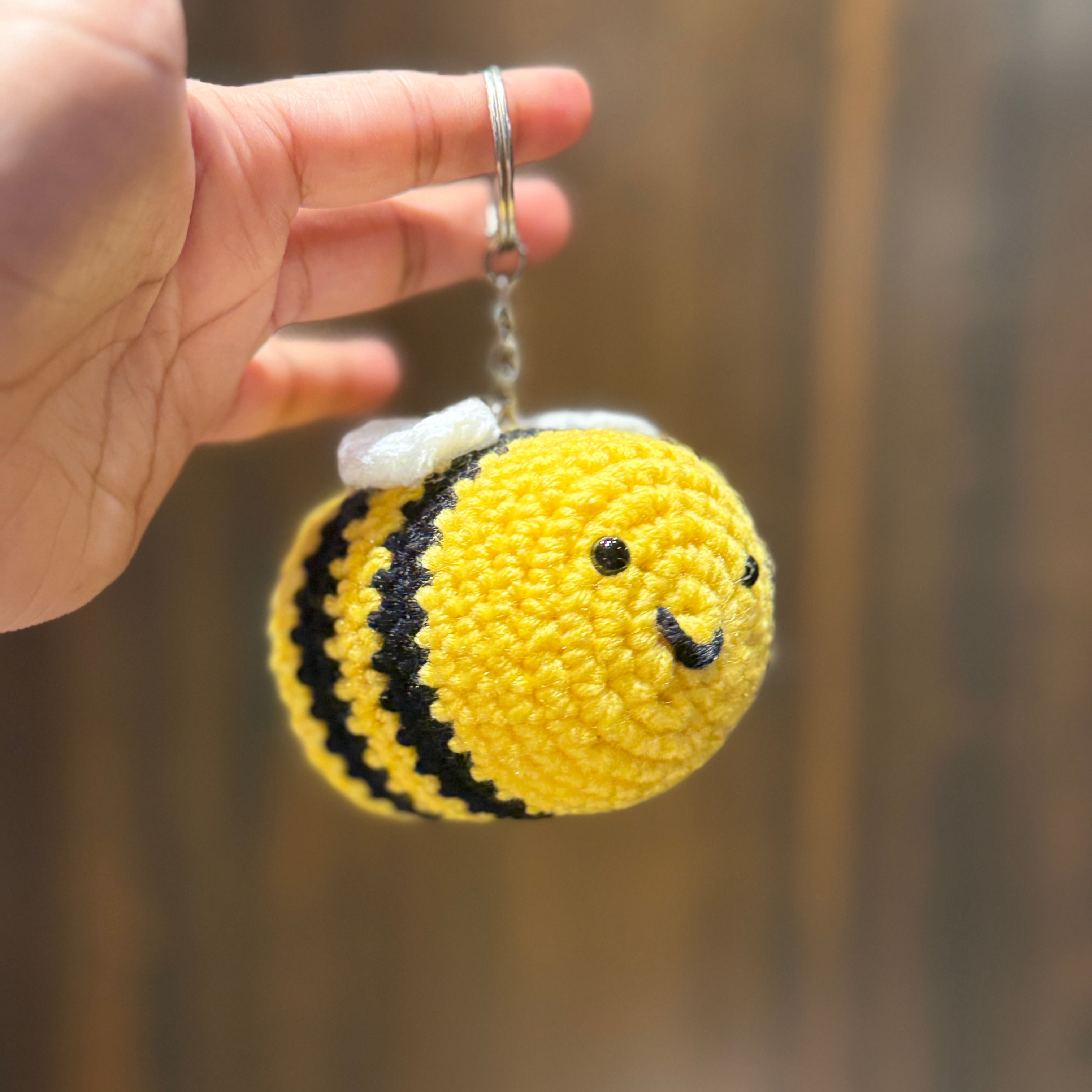 Bee | Handmade Crochet Keychain