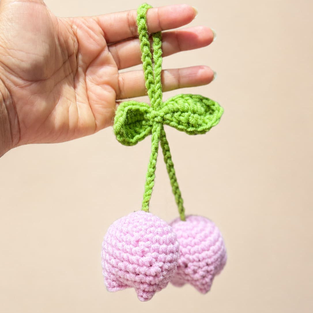 Tulip | Handmade Crochet Keychain