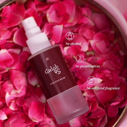 Pure Rose Water | Preservative-Free | Romantic Self-Care Gift