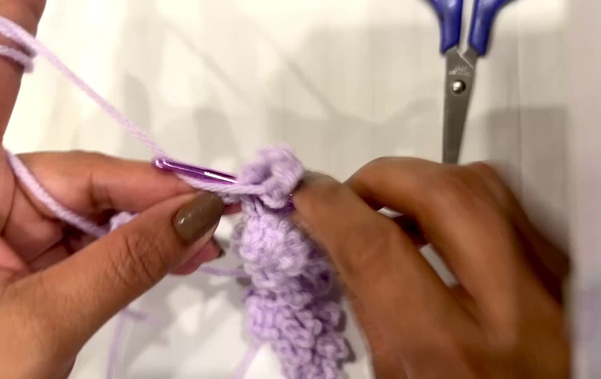 Lavender Buds | Handmade Crochet Keychain
