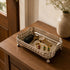 Aangan Brass Multi Use Tray | Nook Trinket Tray | Silver Finish
