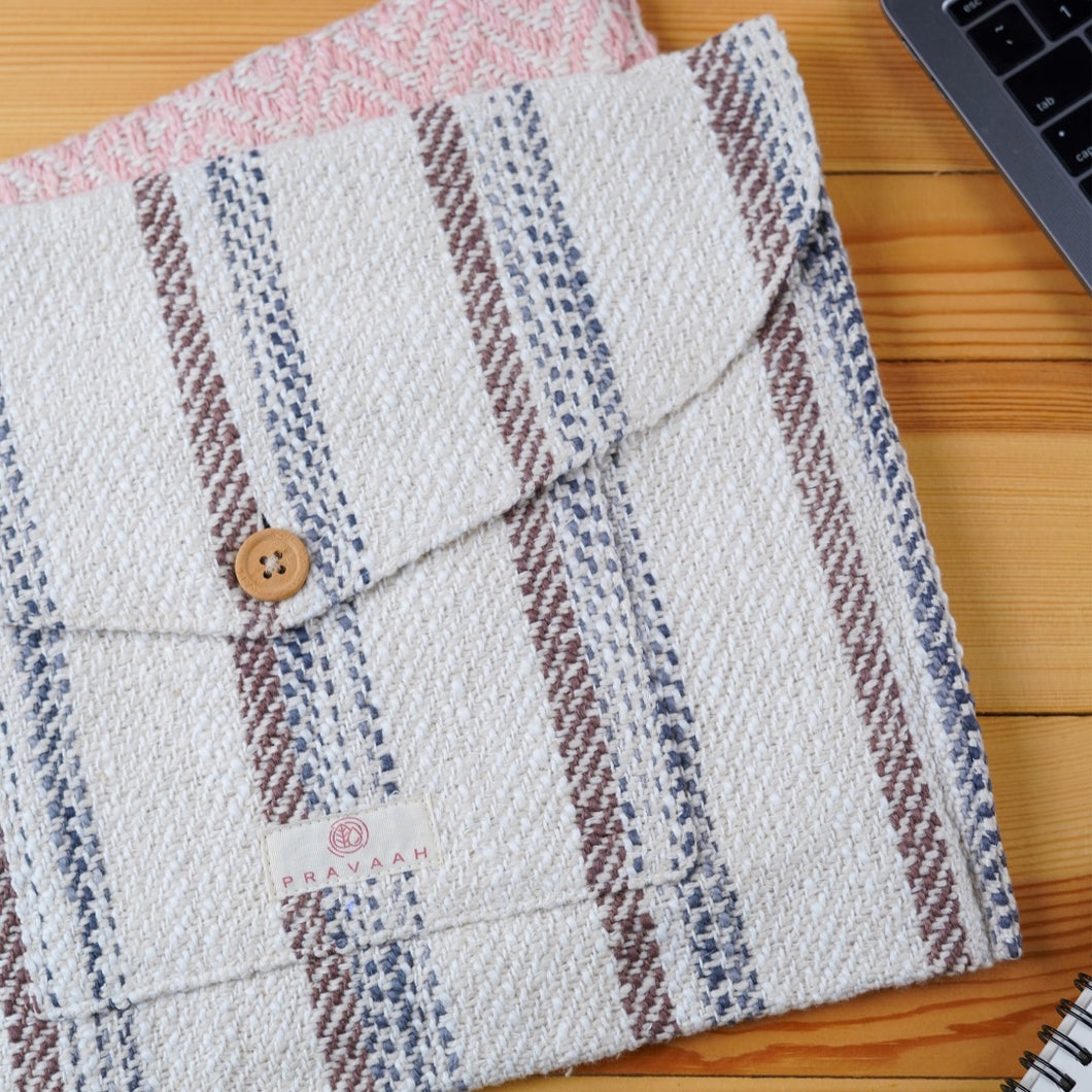 Kese Laptop Sleeve | Hemp Cotton Blend | Washable | Fits 11”-13” screen laptops
