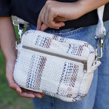 Load image into Gallery viewer, Kese Mininalistic Crossbody bag with 2 Zip detailing | Handcrafted
