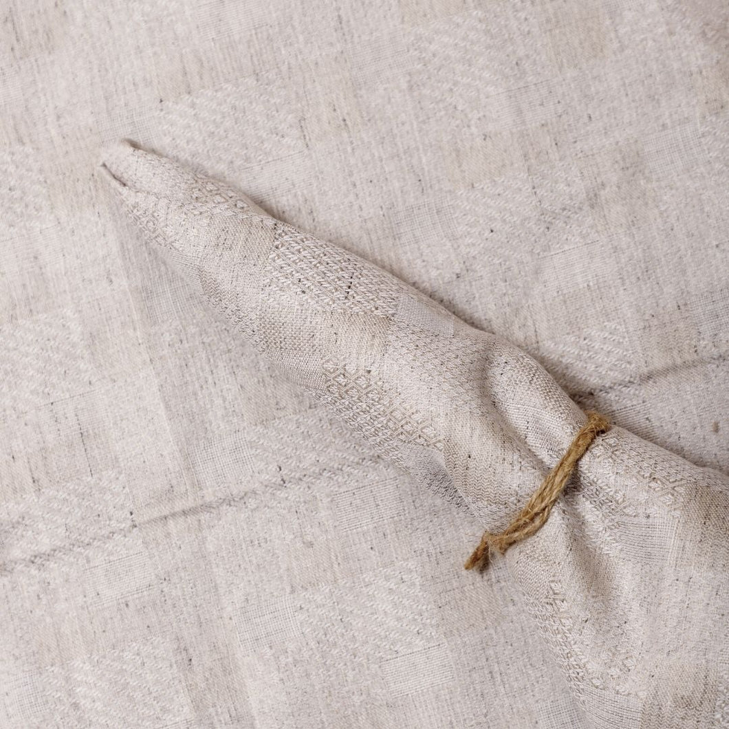 Hemp Cotton Dinner Napkins | Jacquard weave | Set of 2/4/6