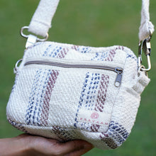 Load image into Gallery viewer, Kese Mininalistic Crossbody bag with 2 Zip detailing | Handcrafted
