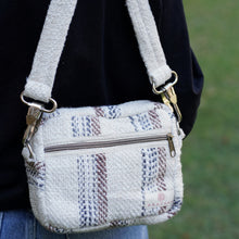 Load image into Gallery viewer, Kese Mininalistic Crossbody bag with 2 Zip detailing | Handcrafted
