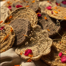 Load image into Gallery viewer, Hand Knitted Coasters ~ Pure Himalayan Wool
