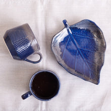Load image into Gallery viewer, Toofan Mug | Navy Blue and Grey | Hand glazed | Oven and Microwave Safe
