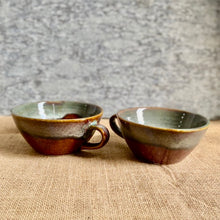 Load image into Gallery viewer, Dakkan Mug | Brown and Grey | Hand glazed | Microwave Safe

