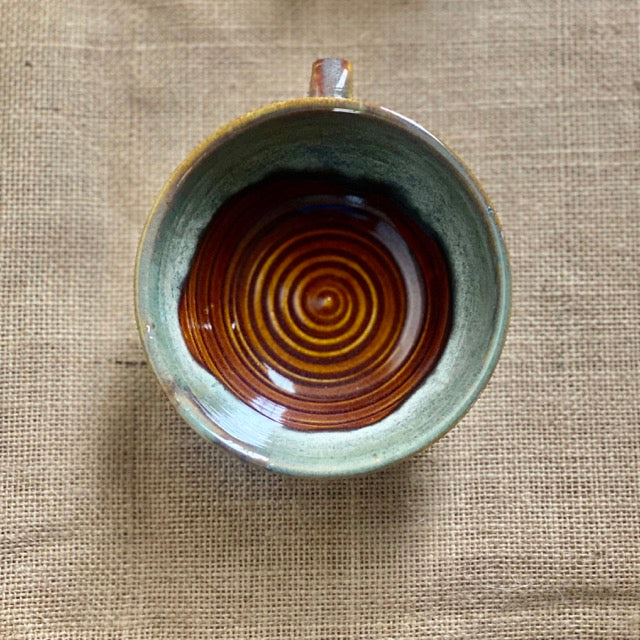 Dakkan Mug | Brown and Grey | Hand glazed | Microwave Safe