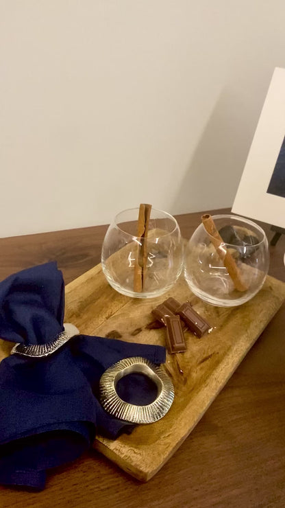 Gehna Napkin Rings | Brass Table Decor | Handcrafted in Small Batches