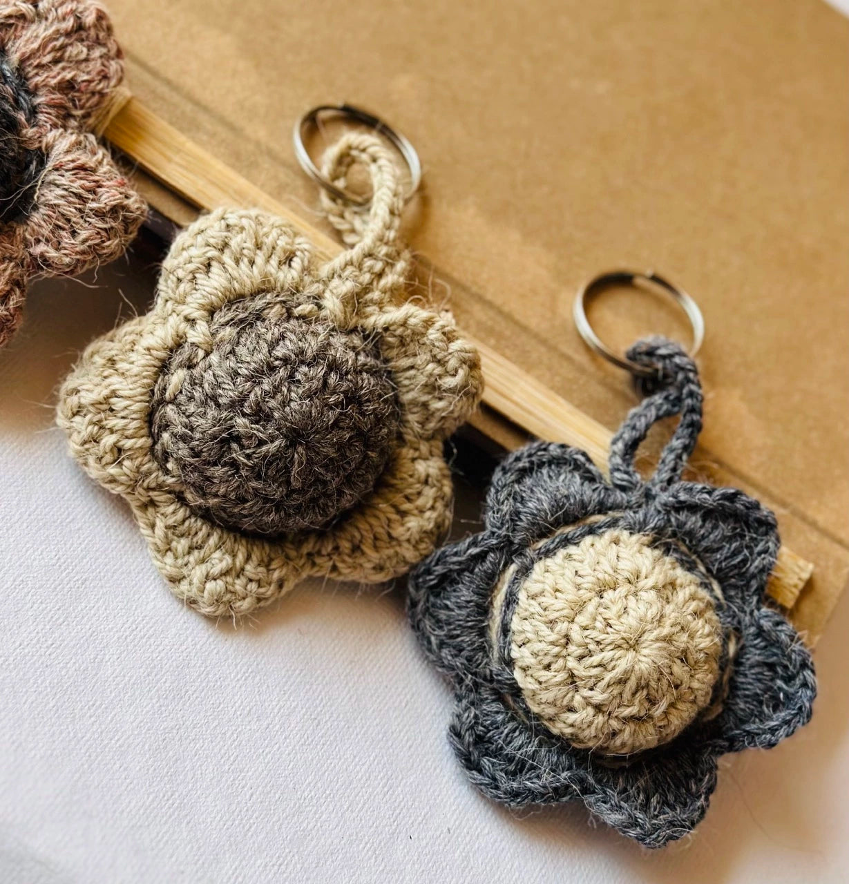 Kusum Keychain | Made in Wool